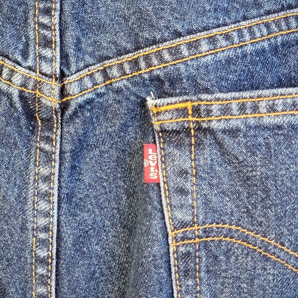 Levi's 550 Relaxed Fit Tapered Leg Vintage 90's Medium Dark Wash Denim Jean 18WS - Picture 12 of 16